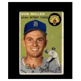 1954 Topps #241 Bob Miller RC P/F to GD+