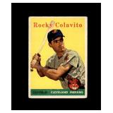 1958 Topps #368 Rocky Colavito P/F to GD+