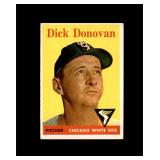 1958 Topps #290 Dick Donovan EX to EX-MT+