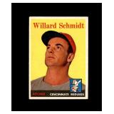 1958 Topps #214 Willard Schmidt EX to EX-MT+