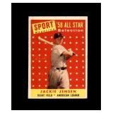 1958 Topps #489 Jackie Jensen AS EX to EX-MT+