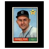 1961 Topps #459 Terry Fox EX to EX-MT+