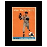 1958 Topps #175 Marv Throneberry EX to EX-MT+