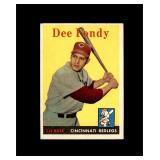 1958 Topps #157 Dee Fondy EX to EX-MT+
