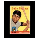 1958 Topps #458 Julio Becquer EX to EX-MT+