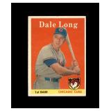 1958 Topps #7 Dale Long EX to EX-MT+