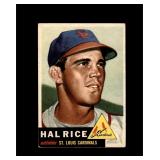 1953 Topps #93 Hal Rice VG to VG-EX+