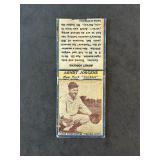 1935-36 Diamond Matchbooks Arndt Jorgens P/F