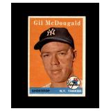 1958 Topps #20 Gil McDougald EX to EX-MT+