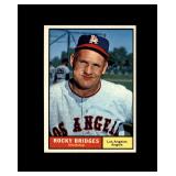 1961 Topps #508 Rocky Bridges EX to EX-MT+