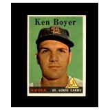 1958 Topps #350 Ken Boyer EX to EX-MT+