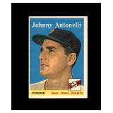 1958 Topps #152 Johnny Antonelli EX to EX-MT+