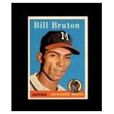 1958 Topps #355 Bill Bruton EX to EX-MT+
