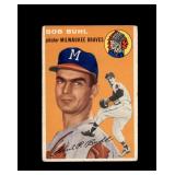 1954 Topps #210 Bob Buhl RC VG to VG-EX+