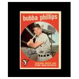 1959 Topps #187 Bubba Phillips EX to EX-MT+