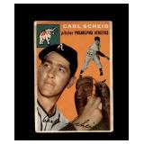 1954 Topps #118 Carl Scheib VG to VG-EX+