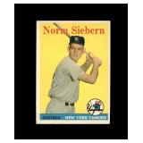 1958 Topps #54 Norm Siebern EX to EX-MT+