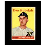 1958 Topps #347 Don Rudolph RC EX to EX-MT+