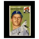 1954 Topps #235 Vern Law VG to VG-EX+