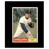 1961 Topps #457 Johnny James EX to EX-MT+