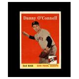 1958 Topps #166 Danny O'Connell EX to EX-MT+