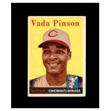 1958 Topps #420 Vada Pinson RC P/F to GD+