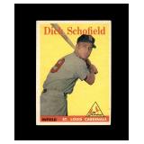 1958 Topps #106 Dick Schofield EX to EX-MT+