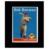 1958 Topps #415 Bob Bowman EX to EX-MT+