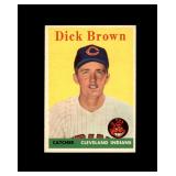 1958 Topps #456 Dick Brown EX-MT to NRMT+