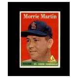 1958 Topps #53 Morrie Martin EX to EX-MT+