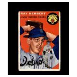 1954 Topps #190 Ray Herbert RC VG to VG-EX+