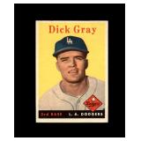1958 Topps #146 Dick Gray EX to EX-MT+