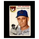 1954 Topps #243 Ray Blades CO RC VG to VG-EX+
