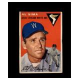 1954 Topps #216 Al Sima EX to EX-MT+