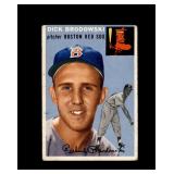 1954 Topps #221 Dick Brodowski VG to VG-EX+