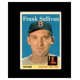 1958 Topps #18 Frank Sullivan EX to EX-MT+