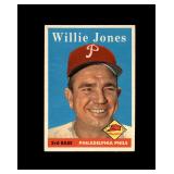 1958 Topps #181 Willie Jones EX to EX-MT+