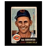 1953 Topps #7 Bob Borkowski P/F to GD+