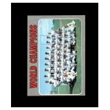 1970 Topps #1 Mets World Champions VG to VG-EX+