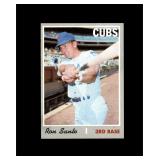 1970 Topps High #670 Ron Santo NRMT to NM-MT+