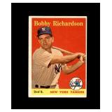 1958 Topps #101 Bobby Richardson YN EX to EX-MT+