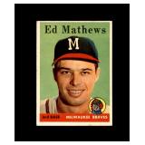 1958 Topps #440 Ed Mathews EX to EX-MT+