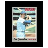 1970 Topps #204 Len Gabrielson NRMT to NM-MT+