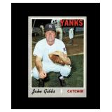 1970 Topps #594 Jake Gibbs EX to EX-MT+