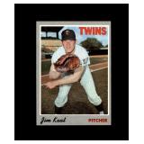 1970 Topps #75 Jim Kaat NRMT to NM-MT+