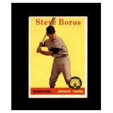 1958 Topps #81 Steve Boros YT EX to EX-MT+