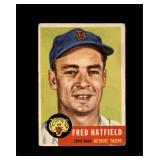 1953 Topps #163 Fred Hatfield P/F to GD+
