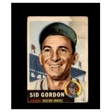 1953 Topps #117 Sid Gordon P/F to GD+
