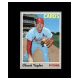 1970 Topps #119 Chuck Taylor NRMT to NM-MT+