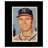1957 Topps #321 Red Murff EX to EX-MT+